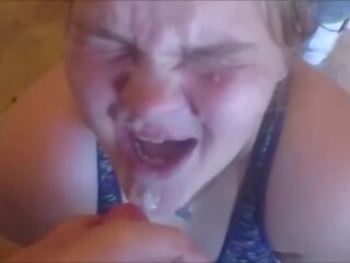 Cum Facials compilation on desperate lascivious teens huge loads hitting&comma; mouth&comma; up the nose&comma; eyes and hair