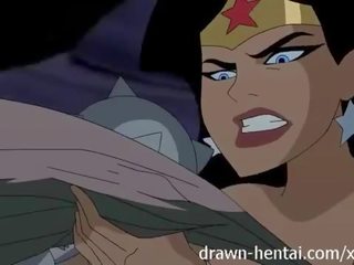 Justice league hentai - två kycklingar för batman peter